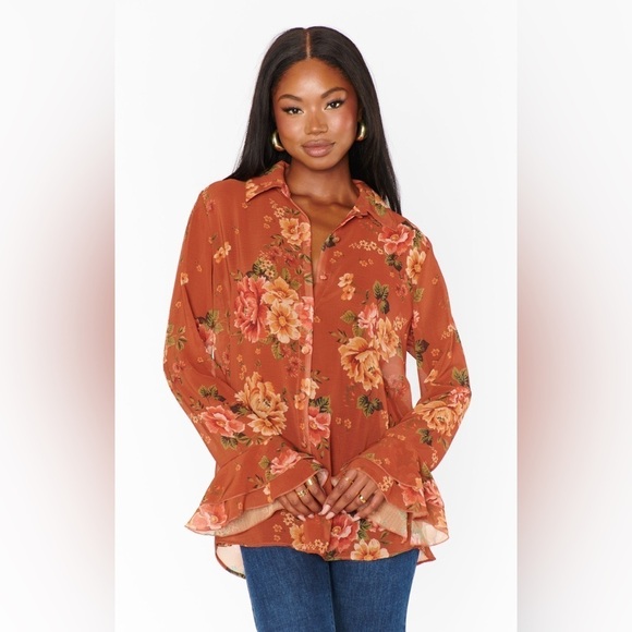 SHOW ME YOUR MUMU Carmela Top In Garden Harvest - Picture 4 of 8